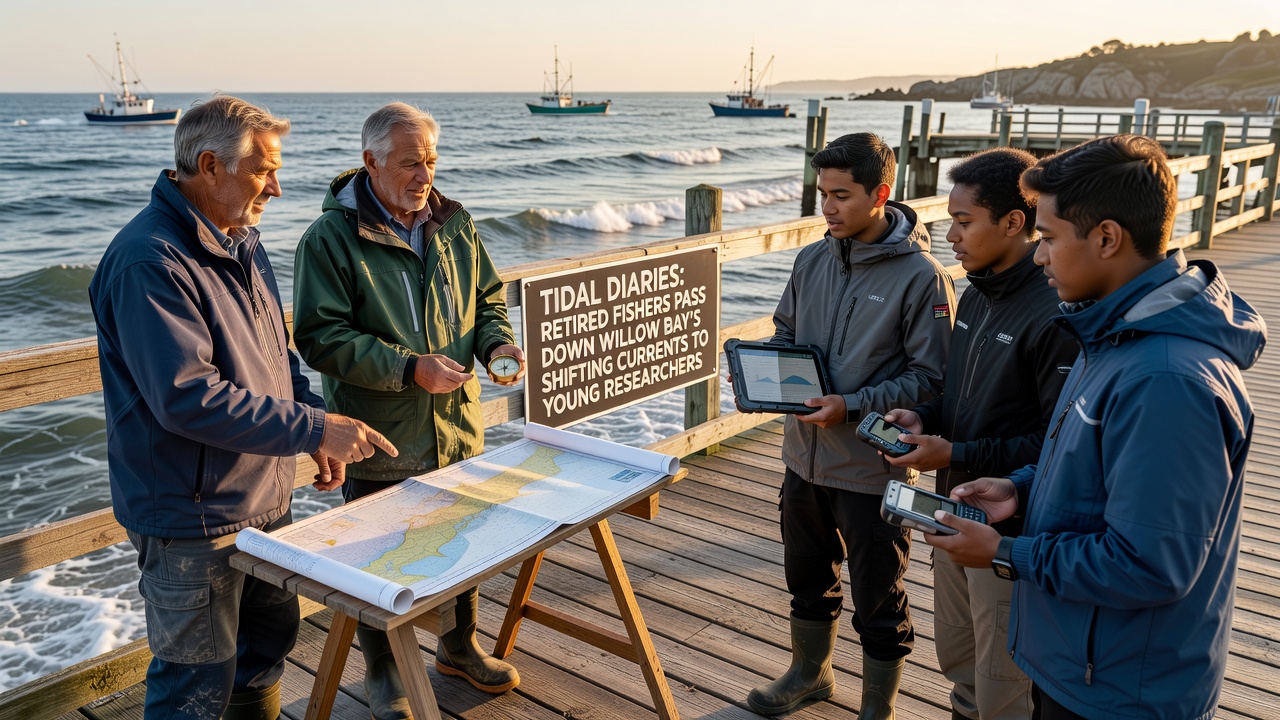 Tidal Diaries: Retired Fishers Pass Down Willow Bay's Shifting Currents to Young Researchers